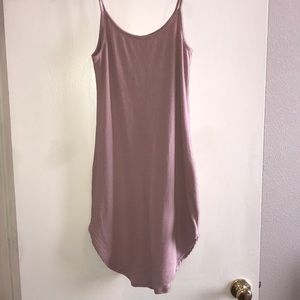 Super soft rosy/pink mini dress